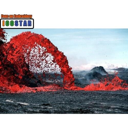 Full 5D Diy Diamond Painting Cartoon Cross Stitch Landscape Mosaic Kit Diamond Embroidery Crafts