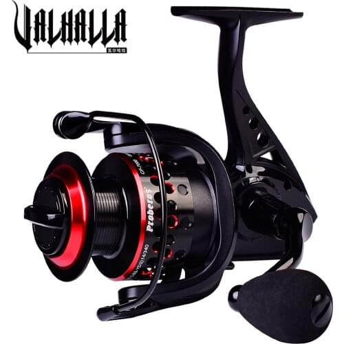 VALHALLA Fishing Reel 2000-7000 Series Max Drag 21KG Spinning Reel Saltwater Reel 11+1BB 5.0:1 Gear Ratio Fishing Wheel