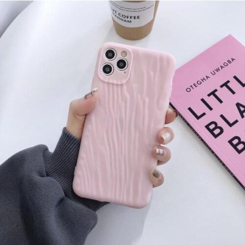 Camera Protection Bumper Phone Cases For iPhone 11 11 Pro Max XR XS Max X 8 7 6 6S Plus Matte Emboss Shockproof Back Cover