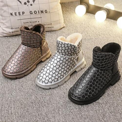 Women Snow Boots Fashion plus velvet Women Ankle Boots Women Boots Women Platform New Warm Plush Winter U11-35