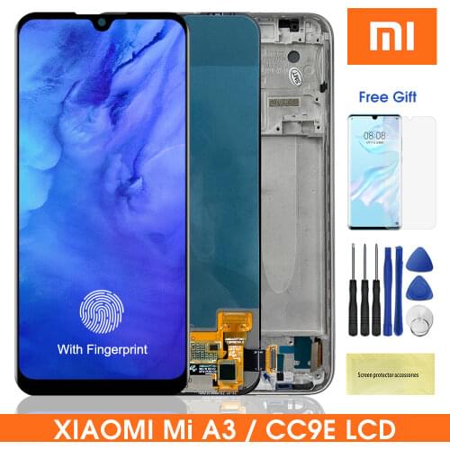 6.01" Super AMOLED CC9e LCD Diaplay for Xiaomi Mi A3 lcd Display Touch Screen Digitizer Assembly Replacement For Xiaomi CC 9e