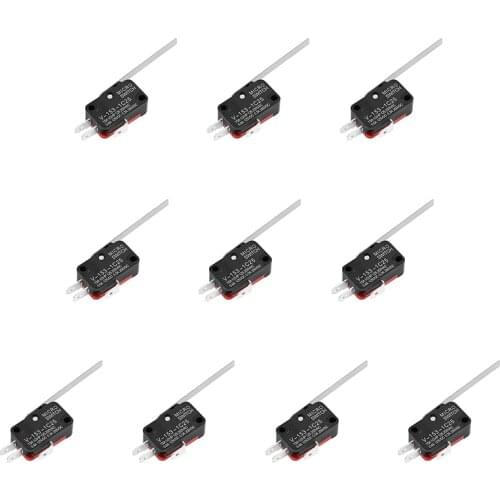 10pcs/lot Precision V-153-1C25 Limit Switch Long Straight Hinge Lever Type SPDT Micro Switch For Electronic Measuring Appliance