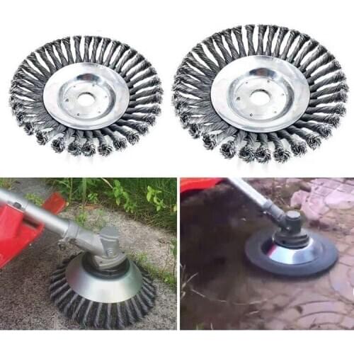 150mm/200mm Steel Wire Trimmer Head Grass Brush Cutter Dust Removal Weeding Plate for Lawnmower