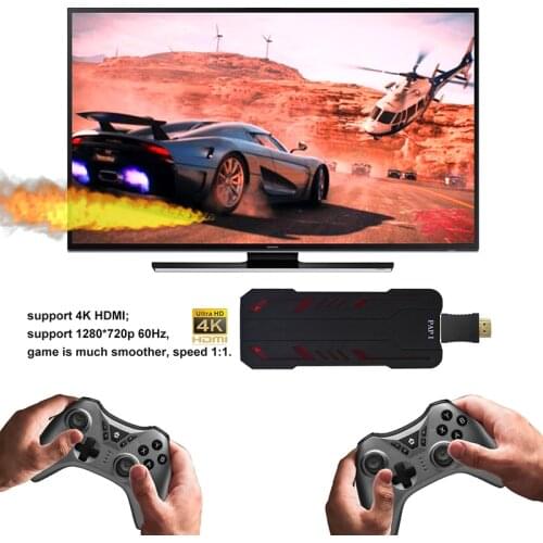 2021 ANBERNIC Game Stick PAP1 4K HD Video Game Console 2.4G Double Wireless Controller For PS1 Retro TV Game Player 5200 Games