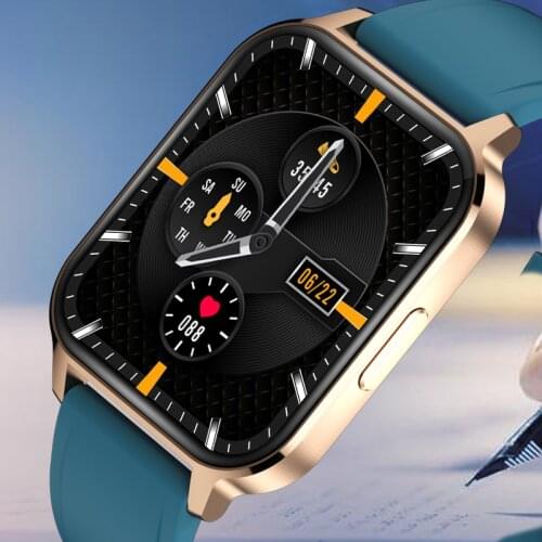 2021 Smart wacth Men 1.7inch Full touch Fitness Tracker IP68 waterproof Bluetooth Dial answer call Ultrathin Sport SarmrtWatch