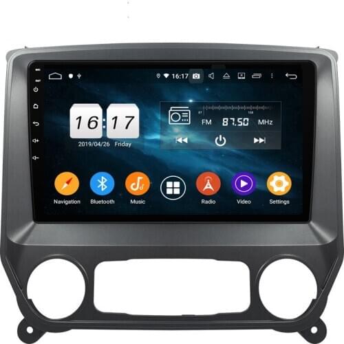 CarPlay 10.1" PX6 Android 10 Car DVD Player for GMC Sierra 2014-2019 WIFI DSP Stereo Radio GPS Voice control Multimedia Player