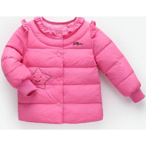 Girls clothes down jackets childrens fashion clothing winter coat clothes jackets for girls kids cotton warm clothes 1-7 Years