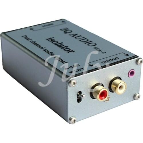 JQ AUDIO RCA-2 Audio Signal Isolator RCA Into RCA Out Audio Filter Acoustic Current Acoustic Filter AC 50Hz-60Hz 0 V—1500V