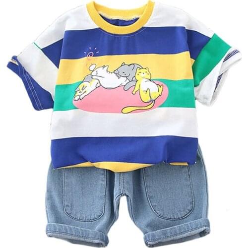 Clothes for Children Summer Clothes Infant Girls Clothing Set Children Top+shorts Suit Kid Cotton Outfits 2Pcs Toddler Costume