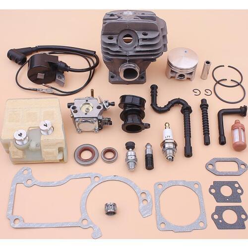 44mm Cylinder Piston Kit For Stihl MS260 026 Carburetor Ignition Coil Air Fuel Filter Line Intake Manifold Gasket Chainsaw