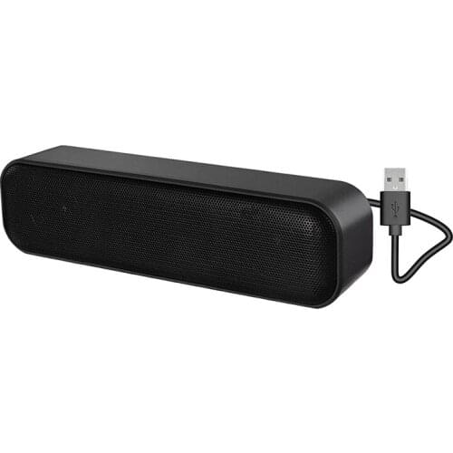 Computer Speaker,USB Powered Speaker for Desktop,Windows PCs,Laptop. Portable Mini Sound Bar-Plug and Play