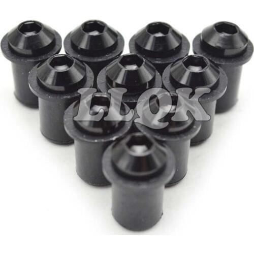 Motorcycle CNC Windshield Spike Bolt Screw M5 Nuts accessories For hyosung GT650R 2006-2009 kawasaki NINJA 250R 2008-2012