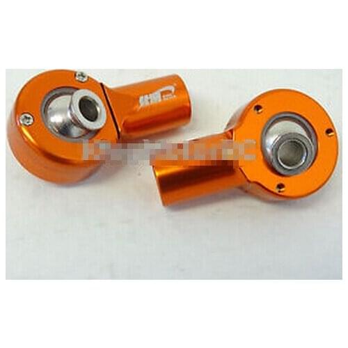 King Motor Orange Aluminum Alloy Front Upper Ball Ends fits HPI Baja 5B 5T 5SC