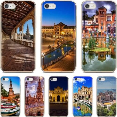 For Huawei Y6 Y5 2019 For Xiaomi Redmi Note 4 5 6 7 8 Pro Mi A1 A2 A3 6X 5X 7A Soft Case Covers PLAZA DE ESPANA Sevilla Spain