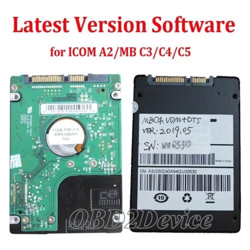 Latest V09.2020 Full Software HDD/SSD for MB STAR C3/C4/C5 ICOM A2/NEXT Work for D630 CF19 CF30 T430 Mostly of Laptop
