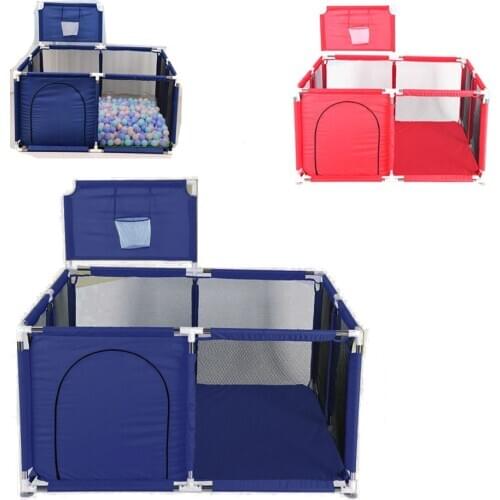 Portable Baby Ball Pit Tent Playpen Playard Fence With Basketball Hoop Breathable Mesh For Indoors Outdoors Infant Toddler Kids