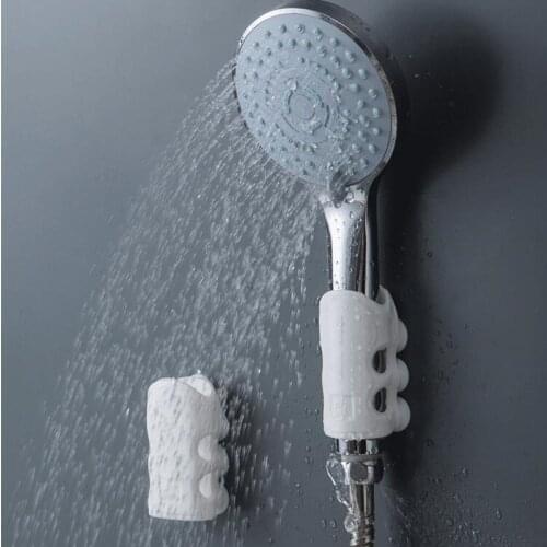 Silicone Shower Sucker Removable Accessories Dirty Washing Pet Bath Suction Cup Bracket Bathroom Moving Nozzle