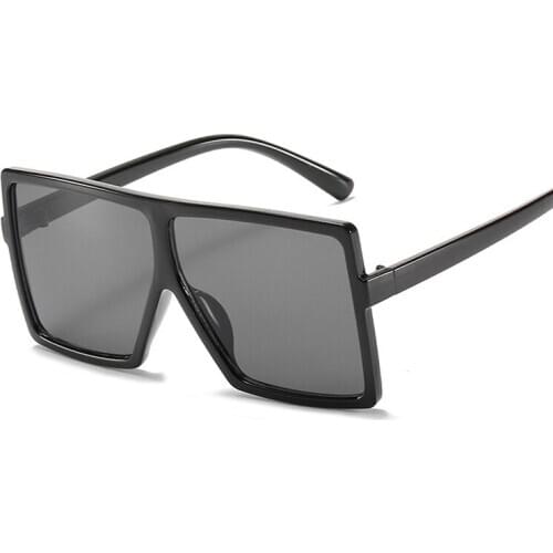 Luxury Brand Oversized Sunglasses Kids Fashion Square Frame Sun Glasses Children Gradient Mirror Lovely Eyewear For Boys Girls