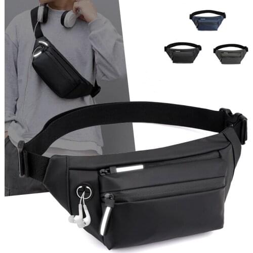 Waterproof Man Waist Bag Fashion Chest Pack Outdoor Sports Crossbody Bags Casual Travel Male Bum Belt Package