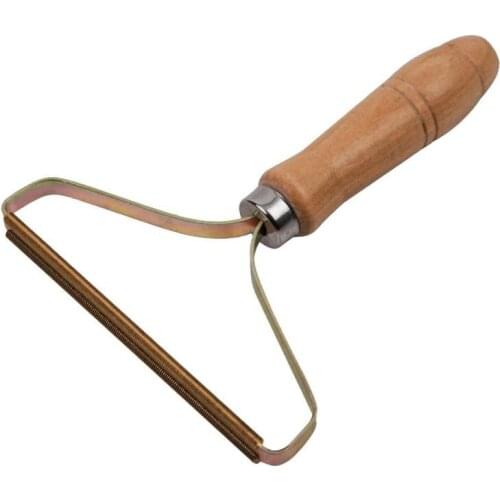 Wooden Handle Sweater Fabric Clothes Lint Remover Trimmer Shaver Manual Portable Pilling Machine Clothing Care