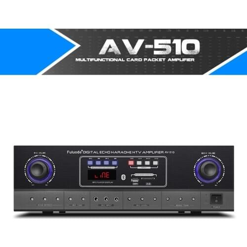 Bluetooth power amplifier home professional KTV card package karaoke high-power anti-whistle combination power amplifier