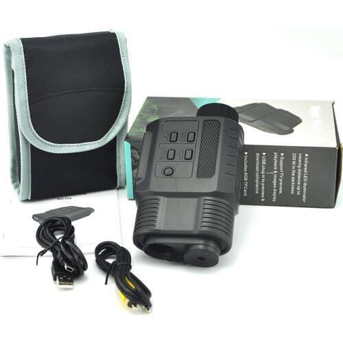 Visionking 3.5-9X21 Binocular Laser Scope Infrared Tactical Transmitter LED Observation Telescope HD Digital Night Vision 150m