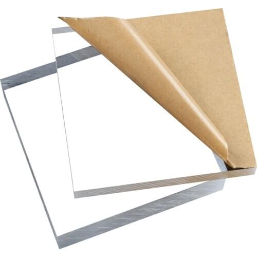 1PCS PMMA Plexiglass Transparent Clear Plastic Sheet Thick Acrylic Board Plate Organic Glass Thickness 10mm-30mm