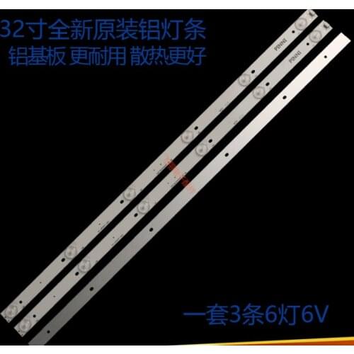 100%NEW LED Backlight strip6 Lamp For Philco PH32F33G TOSHIBA DL3261(A)W THOMSON 32ED05U-01B T32ED-06U-01B