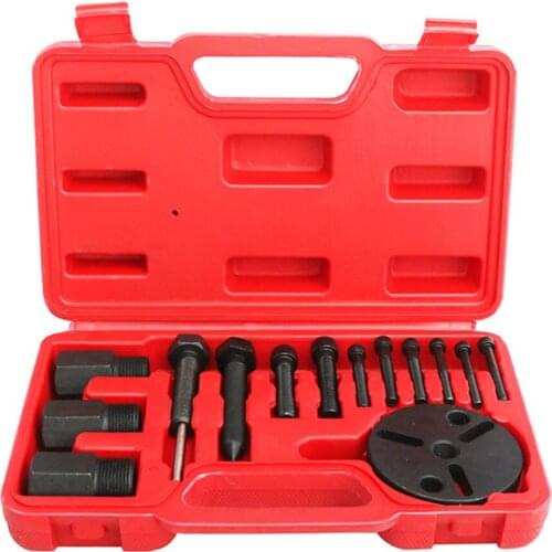 14pcs/lot Air Condition A/C Compressor Clutch Remover Black Puller Installer Tool