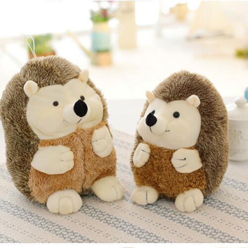 17/22cm Simulation Hedgehog Plush Animals Doll Toys Children Soft PP Cotton Kids As Birthday