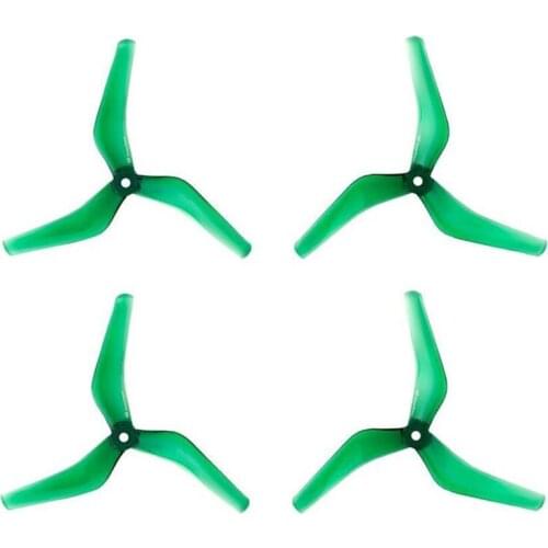 2 Pairs AZURE POWER BSP Series 6145 6-inch 3-blade CW CCW Propeller for Freestyle RC Drone FPV Racing Quadcopter RC Parts
