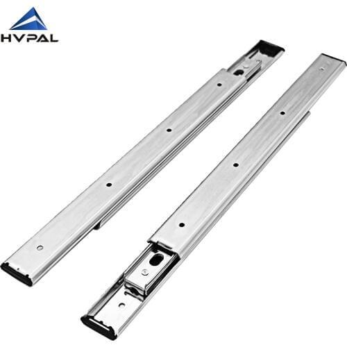 60kgs Ball Bearing Double Stack Telescopic Slide Oven Slide without Plastic Parts