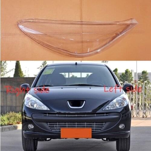 Car Headlamp Lens For Peugeot 207 2009 2010 2011 2012 2013 Car Headlight cover Headlamp Lens Auto Shell Cover