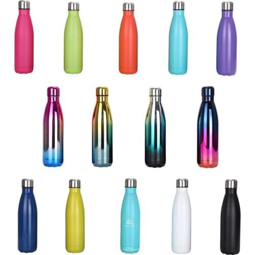 Coke Bottle Insulated Cup Cola Cup Creative Stainless Steel Water Bottle Sports Bottle Gift Cup