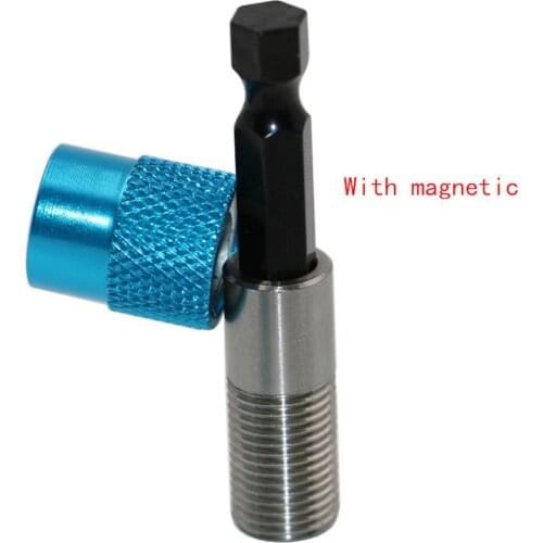 Electrical Drill Tool 6.35mm 1/4 Inch Hex Shank Magnetic Quick Release Drill Holder Drywall Screwdriver Detachable Extension Rod