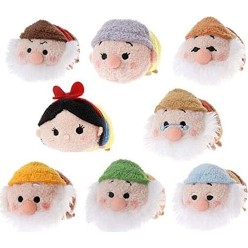 DISNEY TSUM TSUM Snow White and the Seven Dwarfs Stuffed Plush Toys Kawaii Pendant Cute Gifts for Kids