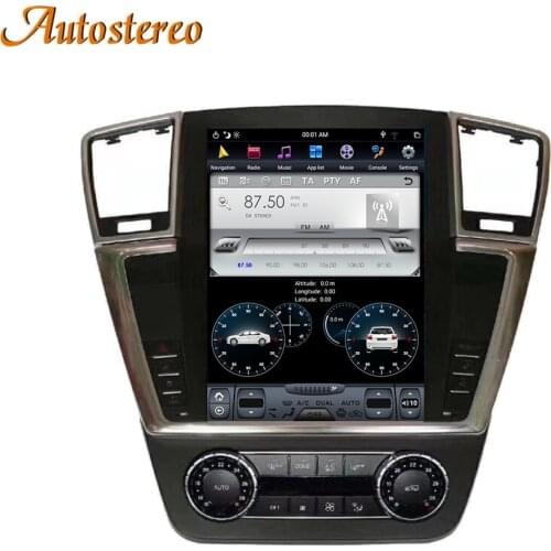 For Mercedes-Benz GL ML W166 X166 Android Radio 2012 - 2015 Tesla Screen Car multimedia No dvd Player GPS Navi Head unit Audio
