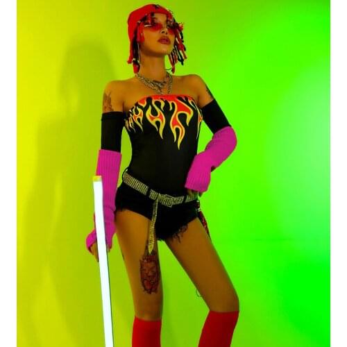 Sexy Pole Dance Clothing For Adult Nightclub Bodysuit Hip Hop Dance Clothes Jazz Dance Wear Stage Outfits Fashion Wears DL7005