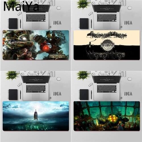 Maiya Top Quality bioshock gamer play mats Mousepad Free Shipping Large Mouse Pad Keyboards Mat