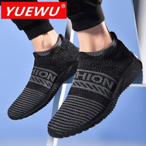 YUEWU Fashion Lovers Sock Shoes Integrated Lighweight And Flexible Soft Shaped Energy Rebound Sneakers