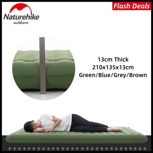 Naturehike New Inflatable Mattress Double Sleeping Pad Ultralight Folding Bed Travel Sleeping Mat Portable Camping Air Mattress