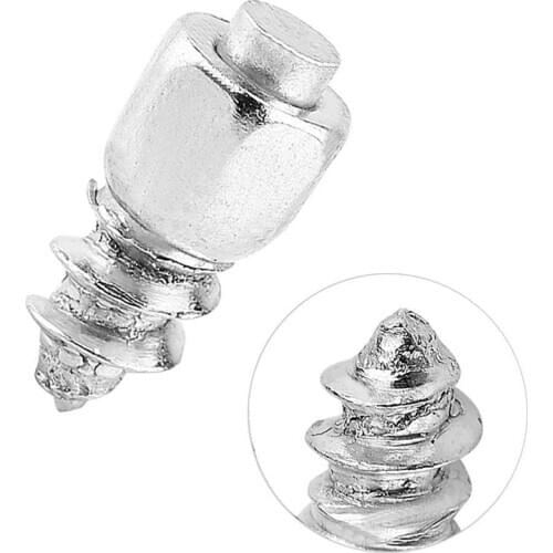 100pcs 9mm Durable Tungsten Steel Tire Screw Stud Anti-Slip Scooters Wheel Tire Spikes Anti Skid Tire Tyre Thread Screws