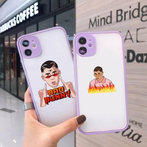 Yo Perreo Sola Bad Bunny luxury Phone Cases shell matte transparent For iphone 7 8 11 12 plus mini x xs xr pro max cover