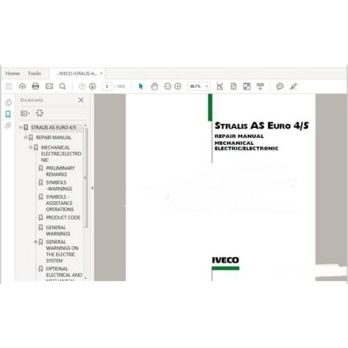 ForIVECO Stralis As Euro 4/5 Service Repair Manual