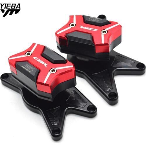 With CBR Motorcycle Frame Crash Pads Engine Case Sliders Falling Protector Red For Honda CBR1000RR CBR 10000 RR 2008-2013