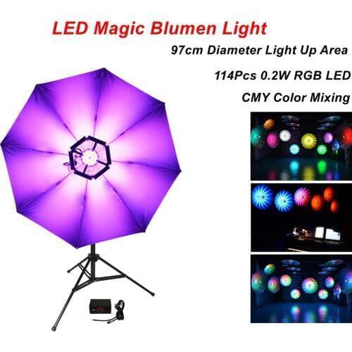 114X0.2W RGB 3IN1 LED Stage Light Professional DMX 512 Disco Light Stage Sound Party Light DJ Wash Lighting Shows Equipments