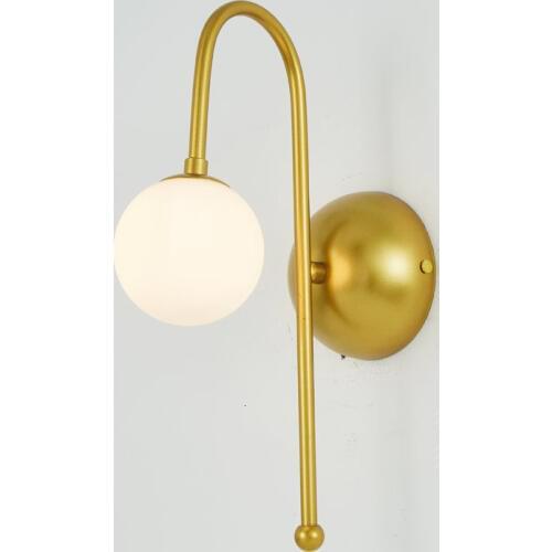 Modern Single Globe Wall Sconce Iron Wall Lamps For Home Steam Punk Lustre Led Bedroom Light Light Fixtures wall lights for home