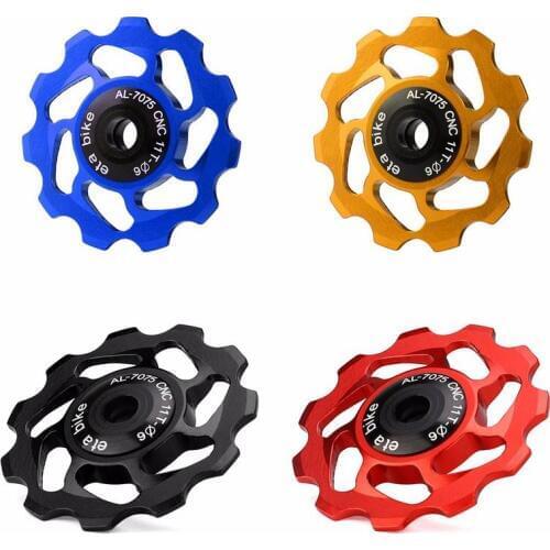 1Pcs Bicycle Rear Derailleur Pulley 11T MTB Road Bike Rear Derailleur Pulley Roller Idler Bearing Jockey Wheel Bicycle Parts