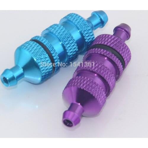 HSP Spare Parts For 1/8 RC 1:8 Model Car Aluminum Fuel Filter Nitro 80118 Blue