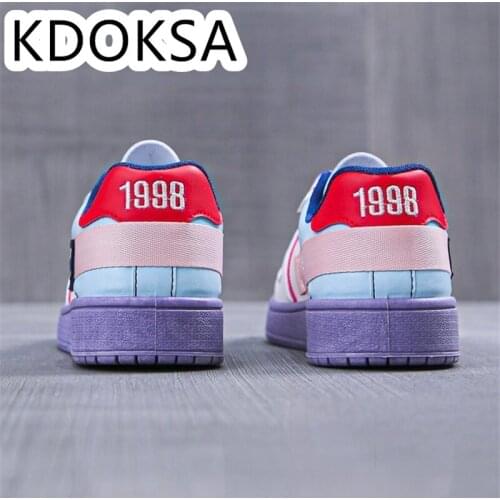 Hyun Ya Purple Small White Shoes Female Students 2021 New Joker Board Shoes Street Shot Leisure Sneaker Tide